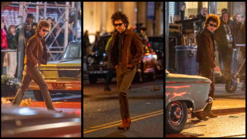Nouvelles photos de tournage du biopic de Bob Dylan avec Timothée Chalamet